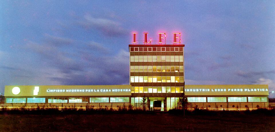 Il nuovo stabilimento ILFE Serramenti nel 1964 | The new plant of ILFE Serramenti in 1964 - © Copyright Elcom System Spa - Tutti di diritti riservati / All rights reserved
