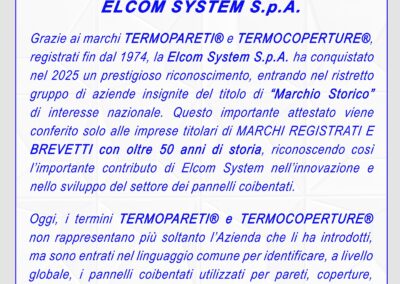 © Copyright Elcom System Spa - Tutti di diritti riservati / All rights reserved